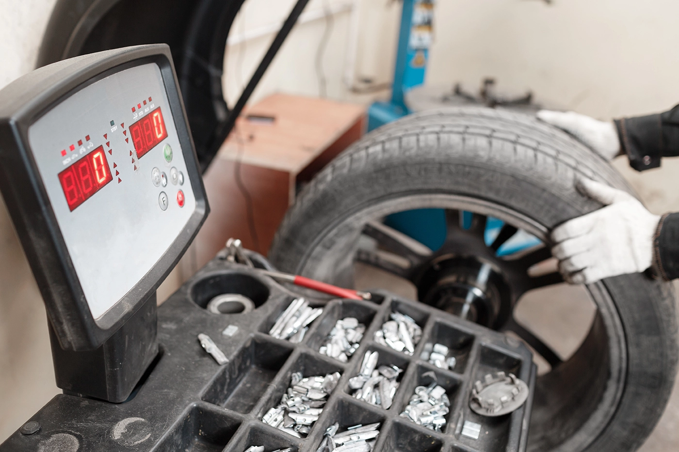 ホイールバランス調整